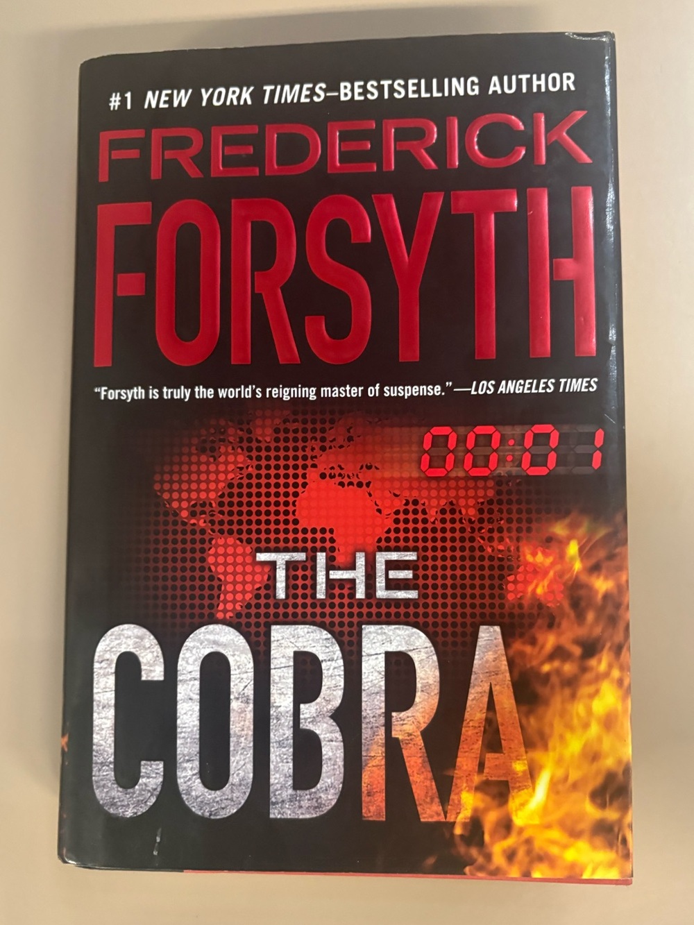 Frederick Forsyth The Cobra Thriller Suspense Hardcover w/ Dust Jacket 2010